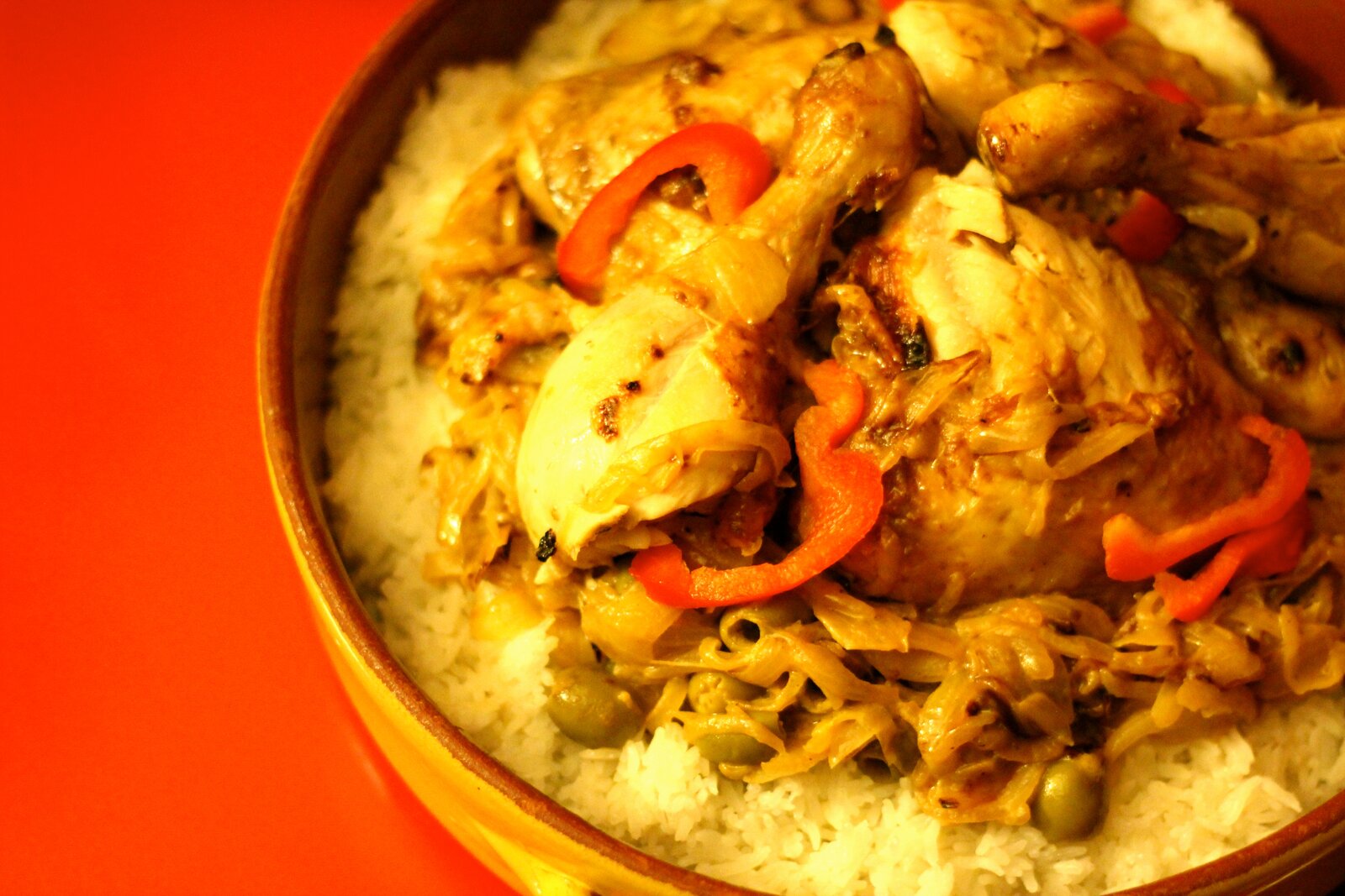 Yassa au poulet sénégalais